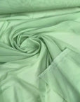 Sage Green Chiffon Fabric By Yard, Light Green Material Chiffon Sheer Light Weight Green Chiffon Fabric for Dress, Veil Arch Decoration
