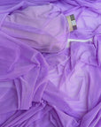 Purple power mesh fabric sold by the yard