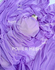 Purple 4 - Way Stretch Power Mesh Fabric by Yard, Luxury Sheer Soft for Bridal, Yoga Wear, Dresses, Lingerie, Activewear Event Decoration - from Gala Textile