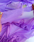 Purple power mesh fabric sold by the yard - Crafts from Gala Textile