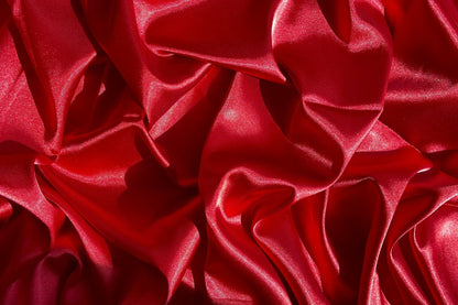 Red Satin Stretch Charmuse, Silk Charmuse Fabric, Stretch Satin Fabric,Red Luxury Silk Satin Charmuse,Light Weight Sold By The Yard 58 - from Gala Textile