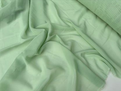 Sage Green Chiffon Fabric By Yard, Light Green Material Chiffon Sheer Light Weight Green Chiffon Fabric for Dress, Veil Arch Decoration - from Gala Textile