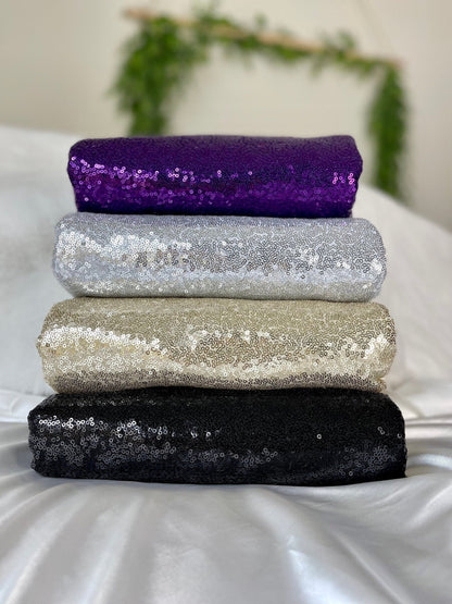 Sequins Glitz on Mesh Fabric Glitter Fabric By Yard 2 Way Stretch Sequin Mesh For Gowns Party Dress Backdrop Photos Grad Decorations - from Gala Textile