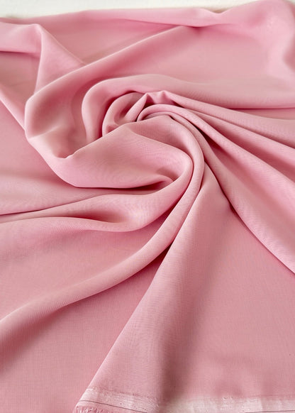 Soft Pink Chiffon Fabric by the Yard - Crafts from Gala Textile