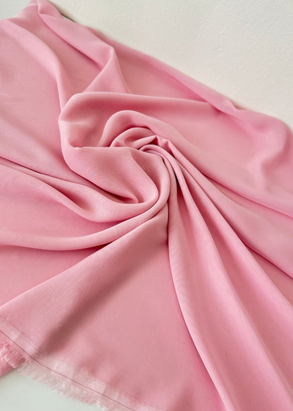 Soft Pink Chiffon Fabric by the Yard - Crafts from Gala Textile