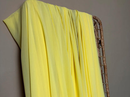 Yellow Chiffon Fabric By The Yard , Yellow Bridal Fabric, Bridal Chiffon, Sheer Fabric Light Weight Yellow Chiffon Fabric for Dress Veil - from Gala Textile